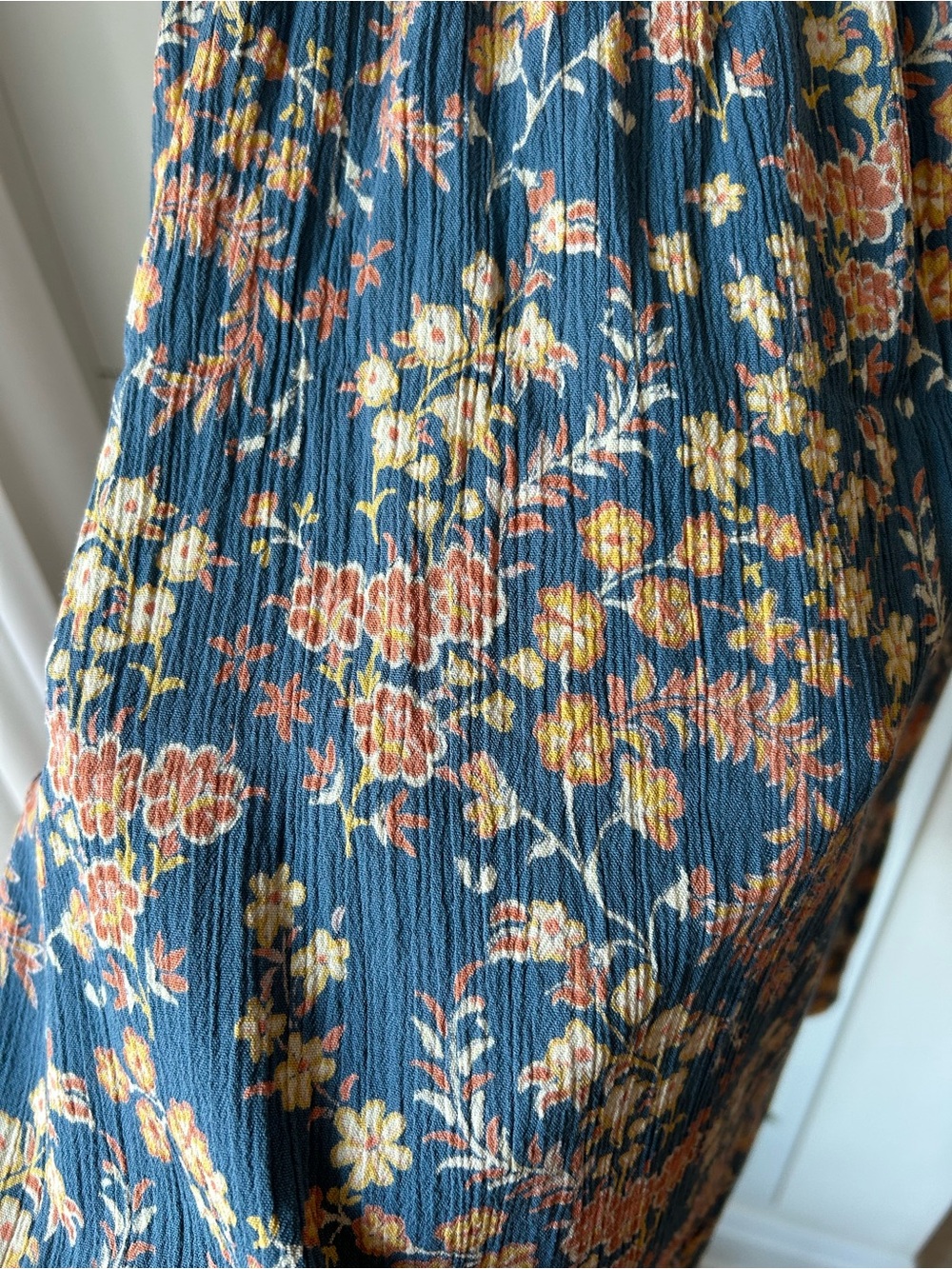 Boho Mini Sundress with Floral Pattern size S - Picture 4 of 6